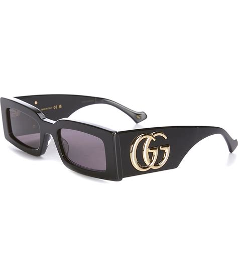 gucci oversized square sunglasses replica|gucci generation 53mm rectangular sunglasses.